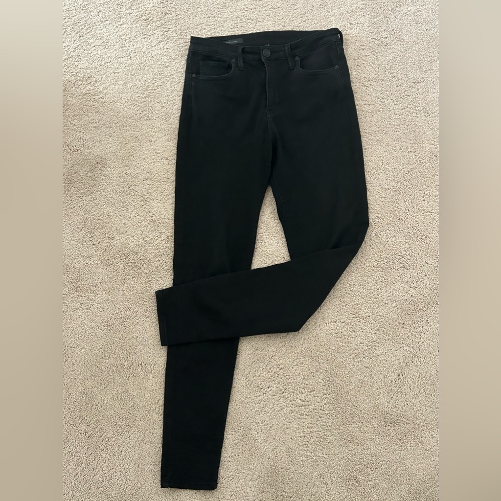 Mia High Rise Skinny Black Jeans